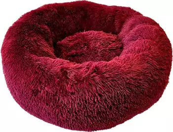 Nobby Xmas Kuschelbett Donut Classic Esla bordeaux Ø 110 x 35 cm