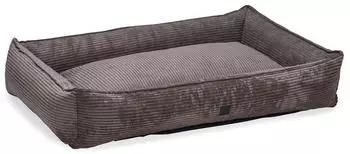 Designed by Lotte Liegebett Ribbed braun 120 x 80 x 23 cm