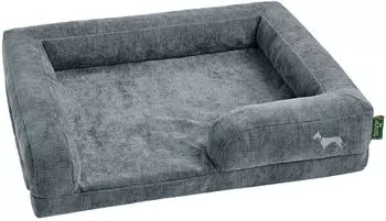 HUNTER Orthop&auml;disches Hundesofa Melun graublau Gr&ouml;&szlig;e: L