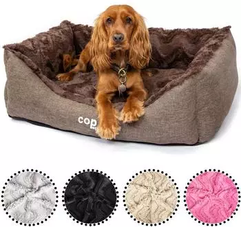 CopcoPet Tierbett Pia Braun 55 x 60 cm