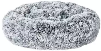Dehner Lieblinge Kuschelbett Cookie rund schwarz