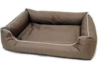 Lebon Hundebett Paula eckig dunkelbeige