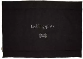 David Fussenegger Hundematte 'Lieblingsplatz' 80 x 120 cm anthrazit