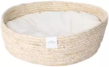 Dehner Premium Lovely Kuschelbett Guter Schlaf 38 x 13 cm weiß/beige