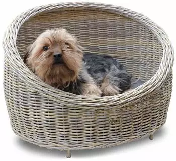 Habau Tierbett mit Kissen