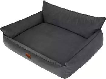 HobbyDog Orthopädisches Hundebett Graphit Fancy