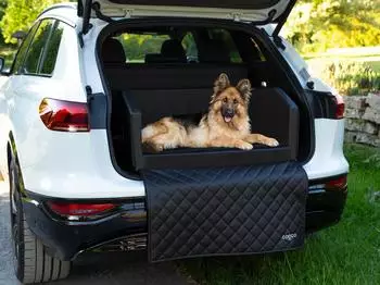 CopcoPet Orthopädisch Transportbett schwarz 80 x 55 x 38 cm