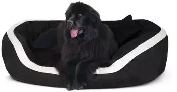 Tierlando Pepper Orthop&auml;disches Hundebett 03 schwarz 135 x 100 cm