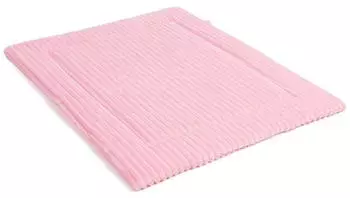 Wallace & Jones | Hundekissen mittelgroße Hunde waschbar ca. 90 x 70 cm Hunde Liegematte Cardi Liegedecke L Hundematte samtartiges Breitcordstoff Farbe rosa