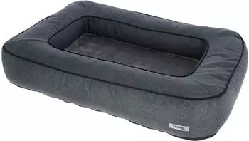 Kerbl Pet Kuschelbett Platin Ortho grau 117x80x18cm