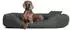 Tierlando Orthopädisches Hundebett SAMMY Robuster Polyester Dicke Umrandung Größe: 170x110cm Farbe: 02 Graphit