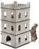 CanadianCat Company Premium Katzenburg Filz Felty Fort 55 x 108 x 55 cm