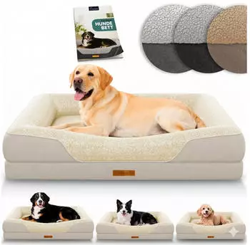 Eloneo Orthop&auml;disches Hundebett S Creme