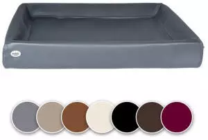 Sabro Orthopädischer Hundekorb Kudde stone 80 x 100 cm