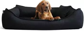 Tierlando Donald Ortho Hundebett Anti-Haar 03 schwarz 100 x 80 cm