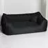 Tierlando Donald Ortho Hundebett Anti-Haar 03 schwarz 100 x 80 cm