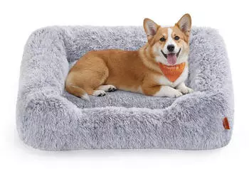 Feandrea Hundebett M-XL Bezug abnehmbar maschinenwaschbar L