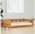 vidaXL Hundebett Wachsbraun 100 x 70 x 28 cm Massives Kiefernholz
