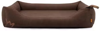 Rudelk&ouml;nig Hundebett Koye Polyester Braun 80 cm x 110 cm