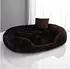 Tierlando Hundebett PHILIP SOFT Cord Velours 110 140 170cm XL XXL XXXL Hundesofa braun 1,1 m 25 cm 80 cm