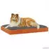 vidaXL Hundebett Wachsbraun 92 x 64 x 9 cm Massivholz Kiefer