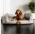Tierlando Orthopädisches Hundebett SCARLETT inklusive Matratzenschoner 14 Beige 160 cm x 110 cm
