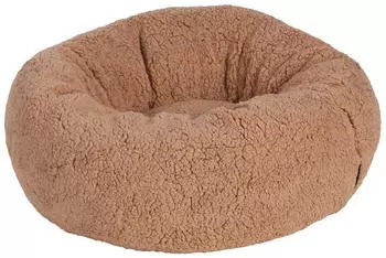 Flamingo Katzenkorb Felpa rund mokka 45 x 45 x 23 cm