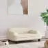 vidaXL Dog Bed Faux Leather 70x45x30 cm Cream (171890)