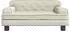 vidaXL Dog Bed Faux Leather 70x45x30 cm Cream (171890)
