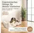 Freudentier Orthopädisches Hundebett aus stilvollem Cord creme