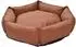 Dehner Kuschelbett Cora rund, Kunstleder, braun, Ø75x19cm