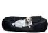 Tierlando Hundebett PHILIP VIP Kunstleder Velours 110 140 170cm XL XXL XXXL schwarz 1,1 m 25 cm 80 cm