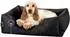 BedDog LUPI Hundebett, waschbar, schwarz/braun, S 55x40cm (LUPI-S-BLACK-FIELD)