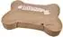Love Story FAT DOG Hundekissen Knochenform, wasserdicht, taupe, 100x70x15cm