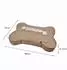 Love Story FAT DOG Hundekissen Knochenform, wasserdicht, taupe, 100x70x15cm