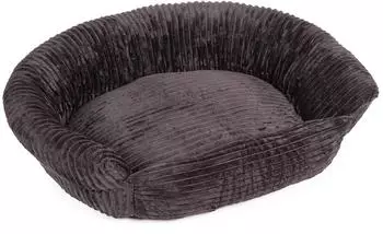Wallace & Jones Hundebett Cordo schwarz S