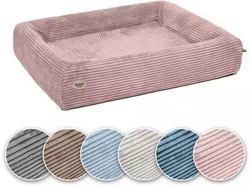 Sabro Hundebett KUDDE Cord rosè 60 cm 70 cm