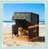 Relaxdays Hundestrandkorb Holz & Rattan mit Napf, 95x75x65cm (10053176_469)