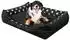 HobbyDog Puffy Hundebett mit erhöhten Rändern, schwarz, 67x54cm
