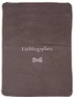 David Fussenegger [W0724] Haustierdecke Lieblingsplatz braun, 90x70 cm