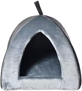 Dehner Cleo Kuschelhöhle Polyester, grau, 40x35x40cm (5189808)