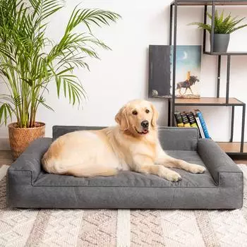 Pillowprim Glamour New orthopädisches Haustierbett, wasserabweisend, waschbar, 116x78cm (XXL GEKGRF3_PIL)