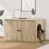 vidaXL Katzenhaus Sonoma-Eiche 85x55x50,5 cm Holzwerkstoff