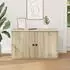 vidaXL Katzenhaus Sonoma-Eiche 85x55x50,5 cm Holzwerkstoff