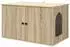 vidaXL Katzenhaus Sonoma-Eiche 85x55x50,5 cm Holzwerkstoff
