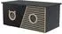 QLS Katzenhaus Outdoor XXL 85x45x37,5cm isoliert, schwarz (11398)