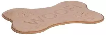 Flamingo Hundekissen Mador in Knochenform beige Maße: 70 x 50 x 2 cm