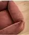 Dehner Hundebett Onega rechteckig, rot, 80x25x60cm