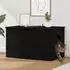 vidaXL Katzenhaus schwarz 85x55x50,5cm Holzwerkstoff (8000717)