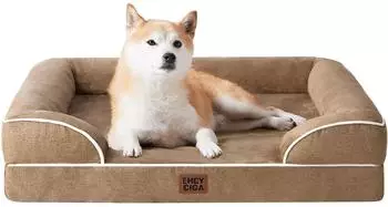 LuxusKollektion Orthop&auml;disches Hundebett Memory Foam, wasserdicht, rutschfest, L 89x56cm